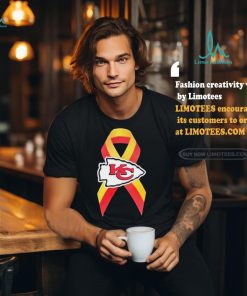 NFL Kansas City Chiefs ribbon magnet logo shirt