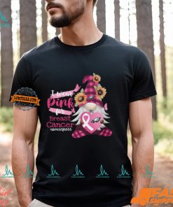 NFL Philadelphia Eagles Special Gnomes Flower In October I Wear Pink For Breast Cancer Awareness 2D Shirt