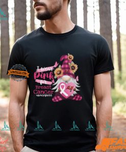 NFL Tampa Bay Buccaneers Special Gnomes Flower In October I Wear Pink For Breast Cancer Awareness 2D Shirt