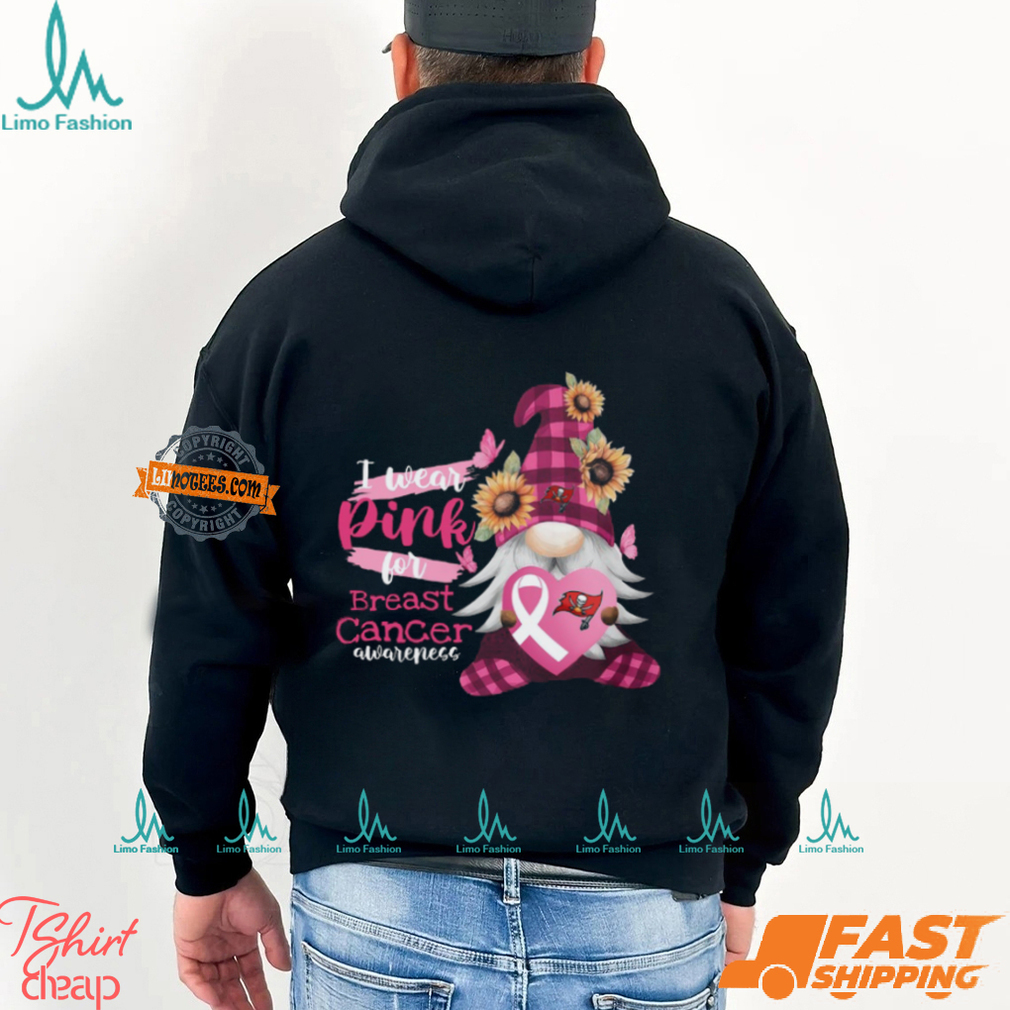 NFL Tampa Bay Buccaneers Special Gnomes Flower In October I Wear Pink For Breast Cancer Awareness 2D Shirt NFL Tampa Bay Buccaneers Special Gnomes Flower In October I Wear Pink For Breast Cancer Awareness 2D Shirt