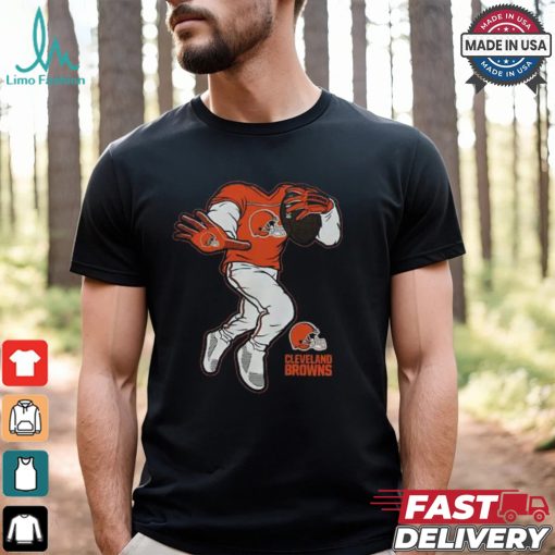 NFL Team Apparel Toddler Cleveland Browns Logo Seal Brown T Shirt