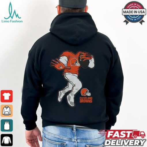 NFL Team Apparel Toddler Cleveland Browns Logo Seal Brown T Shirt