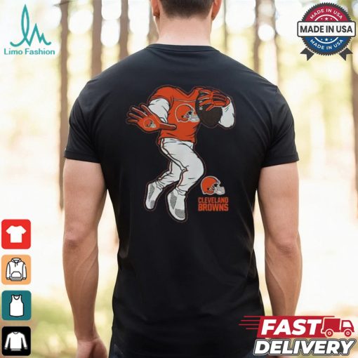 NFL Team Apparel Toddler Cleveland Browns Logo Seal Brown T Shirt