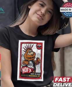 NOFX August 24 25, 2024 Montréal, QC Final Tour Poster Shirt