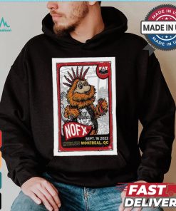 NOFX August 24 25, 2024 Montréal, QC Final Tour Poster Shirt