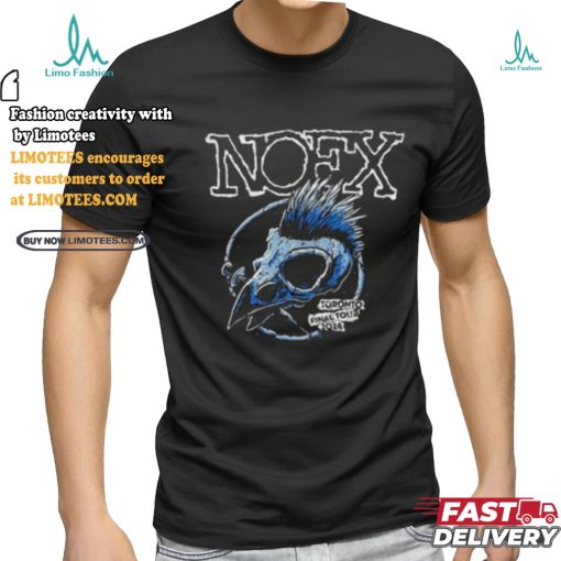 NOFX Toronto 2024 Final Tour shirt