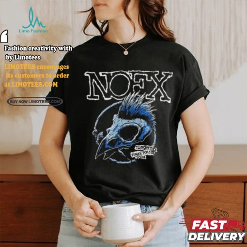 NOFX Toronto 2024 Final Tour shirt
