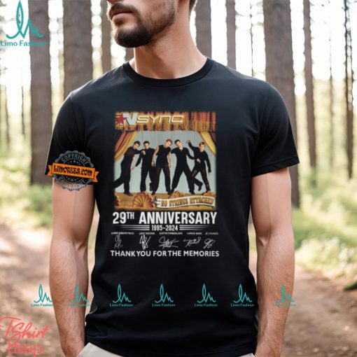 NSYNC 29th Anniversary 1995 2024 Thank You For The Memories T Shirt