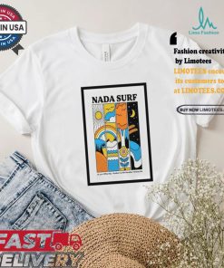 Nada surf october 5 2024 the paradise ma concert poster shirt