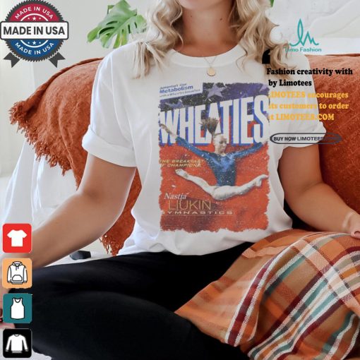 Nastia Liukin Wheaties The Breakfast Of Champions 2008 T Shirts