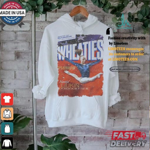 Nastia Liukin Wheaties The Breakfast Of Champions 2008 T Shirts