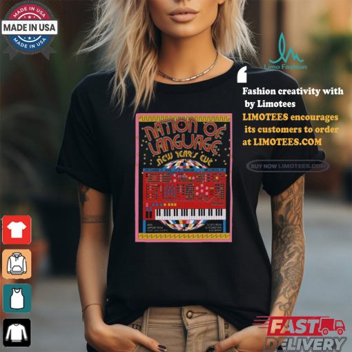 Nation Of Language December 31 2024 Warsaw in Brooklyn NY Poster Shirt