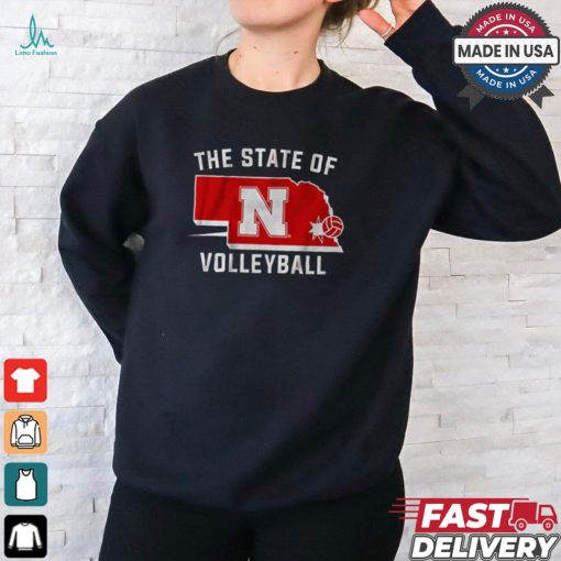 Nebraska Cornhuskers The State of Volleyball shirt