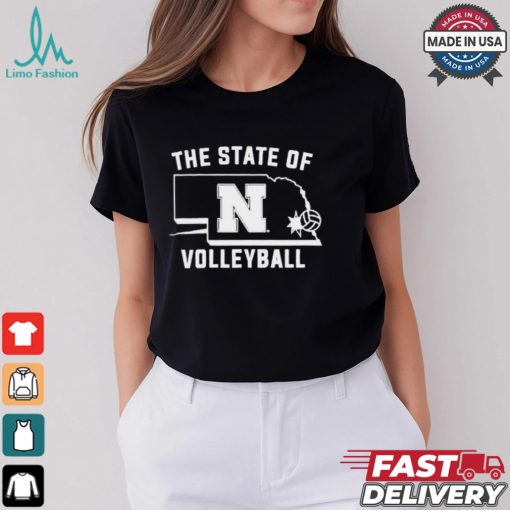 Nebraska The State Of Volleyball Shirt