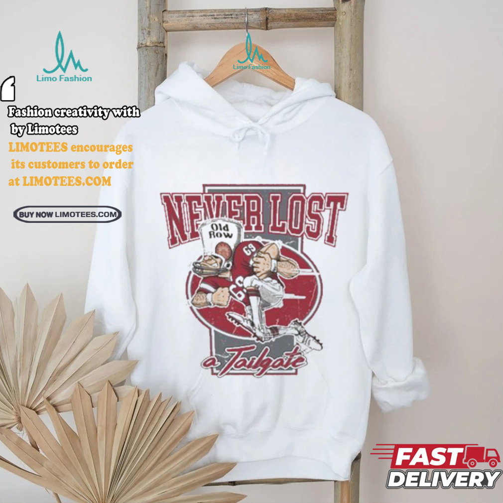 Never Lost A Tailgate Player Old Row T shirt Never Lost A Tailgate Player Old Row T shirt