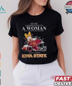 Never Underestimate A Woman Who Understands Football And Loves Iowa State Cyclones x Minnie Mouse T Shirt, hoodie, sweater, long sleeve and tank top Never Underestimate A Woman Who Understands Football And Loves Iowa State Cyclones x Minnie Mouse T Shirt