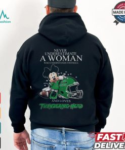 Never Underestimate A Woman Who Understands Football And Loves Marshall Thundering Herd x Minnie Mouse T Shirt