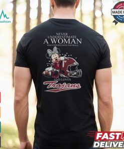 Never Underestimate A Woman Who Understands Football And Loves Troy Trojans x Minnie Mouse T Shirt, hoodie, sweater, long sleeve and tank top Never Underestimate A Woman Who Understands Football And Loves Troy Trojans x Minnie Mouse T Shirt