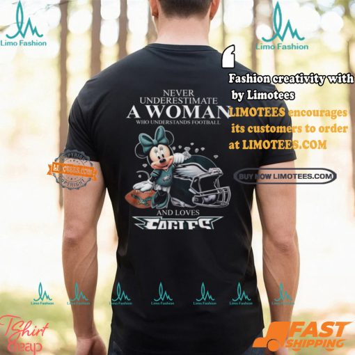 Never Underestimate Who Understand Football And Love Eagles Shirt