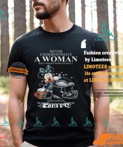 Never Underestimate Who Understand Football And Love Eagles Shirt