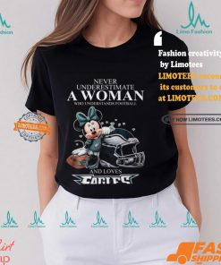 Never Underestimate Who Understand Football And Love Eagles Shirt