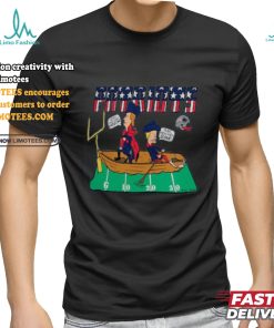 New England Patriots NFL x Homage x Beavis and Butt Head Unisex Tri Blend T Shirt