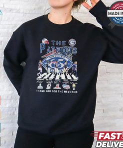 New England Patriots Thank You For The Super Bowl Title 65 Years Shirt