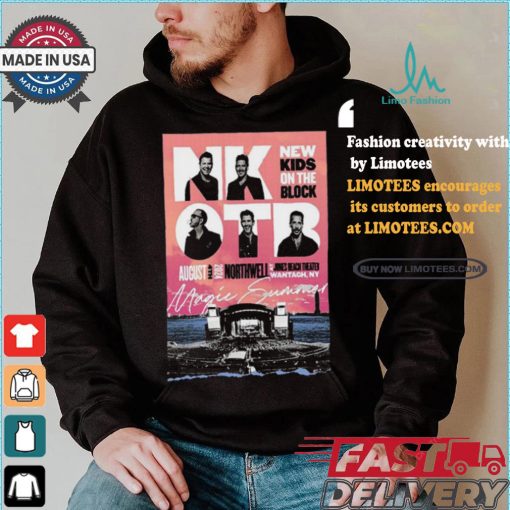 New Kids On The Block Tour In Wantagh NY On Aug 4 2024 Poster Shirt