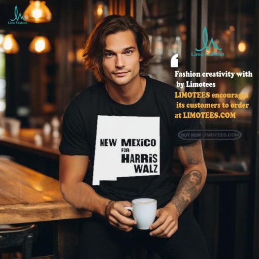 New Mexico Map for Harris Walz T Shirt