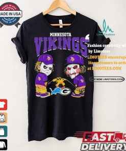 New Minnesota Vikings NFL Halloween Peeing Funny Shirt