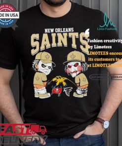 New Orleans Saints NFL Halloween Peeing Funny Shirt