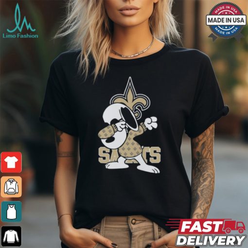 New Orleans Saints Snoopy Dabbing Limited Edition T Shirt