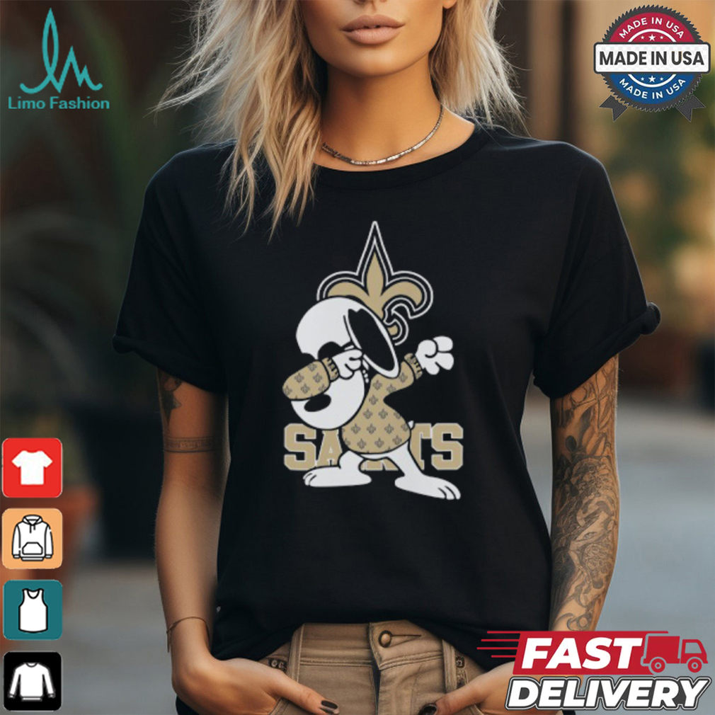 New Orleans Saints Snoopy Dabbing Limited Edition T Shirt New Orleans Saints Snoopy Dabbing Limited Edition T Shirt