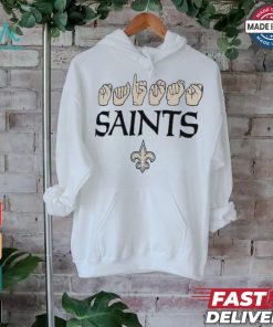 New Orleans Saints The NFL ASL Collection by Love Sign American Sign Language T Shirt