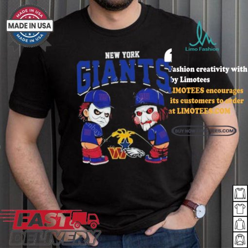 New York Giants NFL Halloween Peeing Funny Shirt
