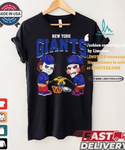 New York Giants NFL Halloween Peeing Funny Shirt
