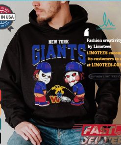 New York Giants NFL Halloween Peeing Funny Shirt