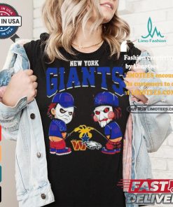 New York Giants NFL Halloween Peeing Funny Shirt