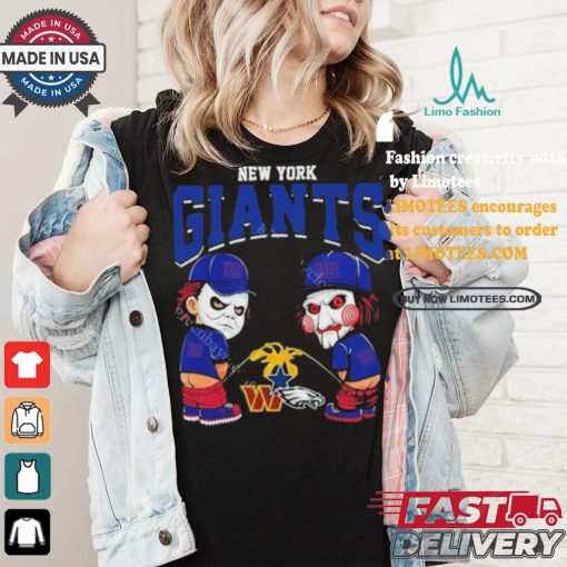 New York Giants NFL Halloween Peeing Funny Shirt