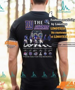 New York Giants The Giants The Legends Thank You For The Memories T Shirt