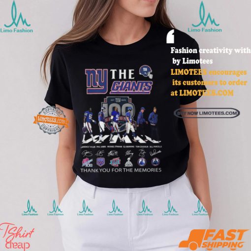 New York Giants The Giants The Legends Thank You For The Memories T Shirt