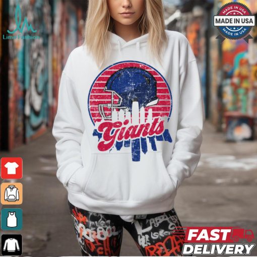 New York Giants football team skyline helmet T Shirt