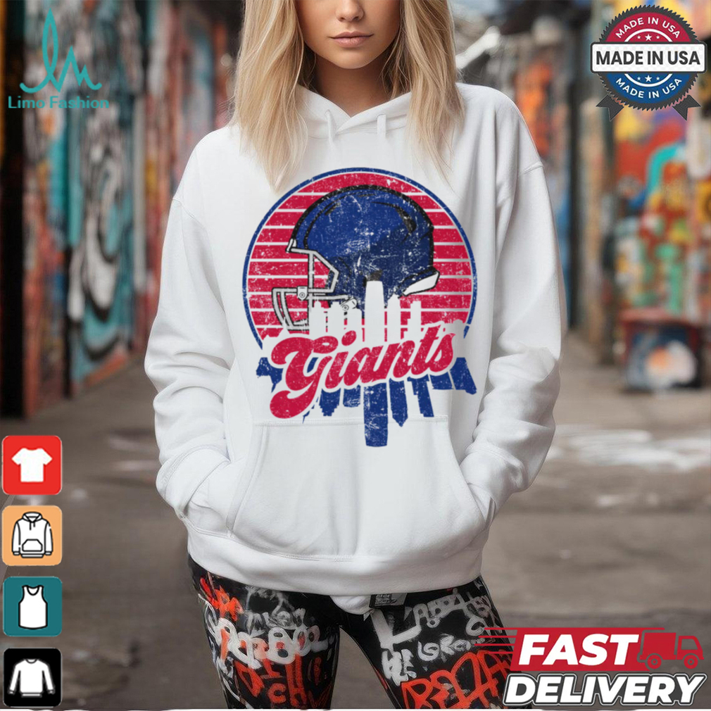New York Giants football team skyline helmet T Shirt New York Giants football team skyline helmet T Shirt
