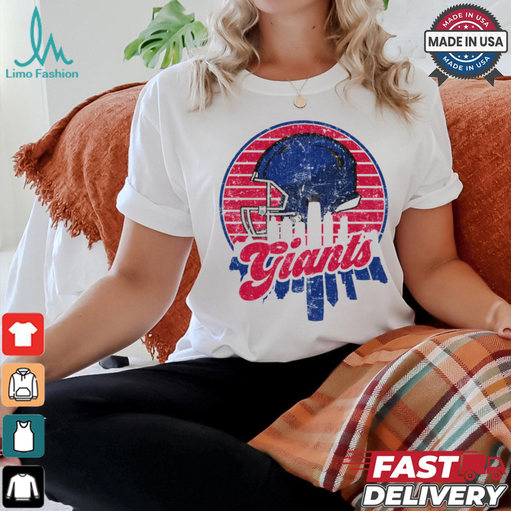 New York Giants football team skyline helmet T Shirt New York Giants football team skyline helmet T Shirt