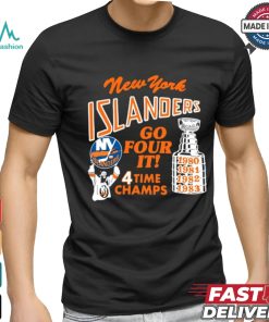 New York Islanders Go Four It 4 Time Champs Shirt