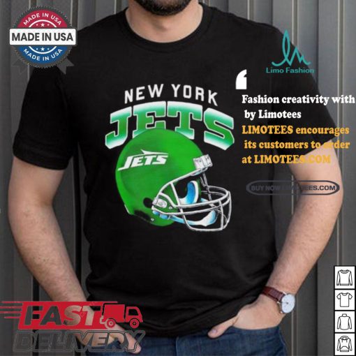 New York Jets gradient helmet shirt