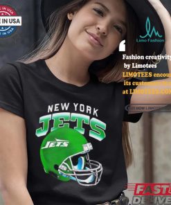 New York Jets gradient helmet shirt