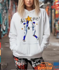 New York Mets Francisco Lindor Brandon Nimmo all star game water painting shirt