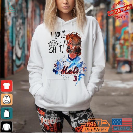New York Mets Jesse Winker I Love This Shit Water Painting Shirt
