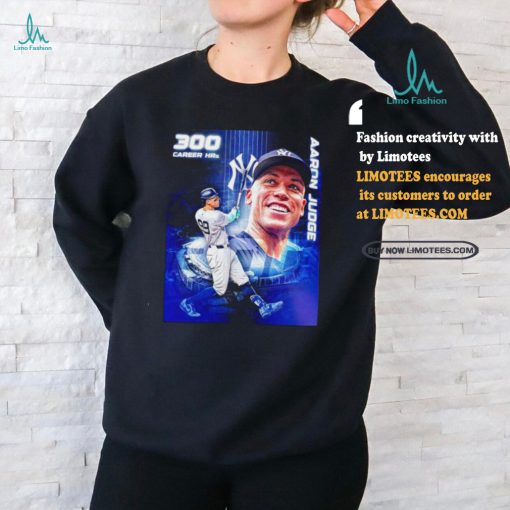 New York Yankees Aaron Judge 300 Career Home Runs Shirt